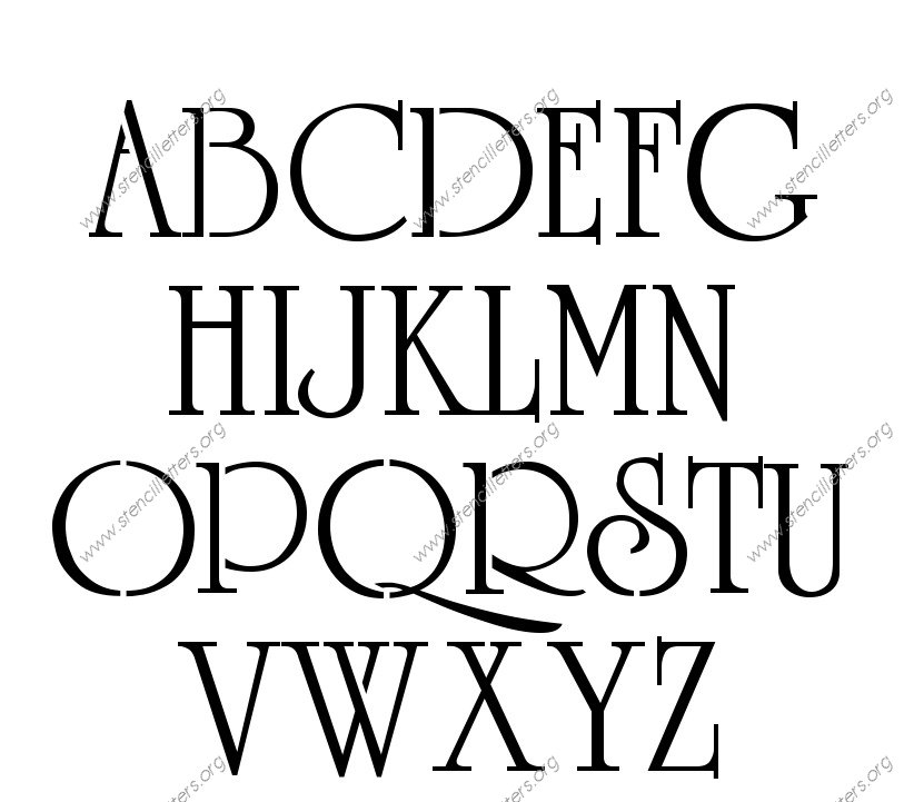 Grandiose Elegant personalized stencils letter stencils to order