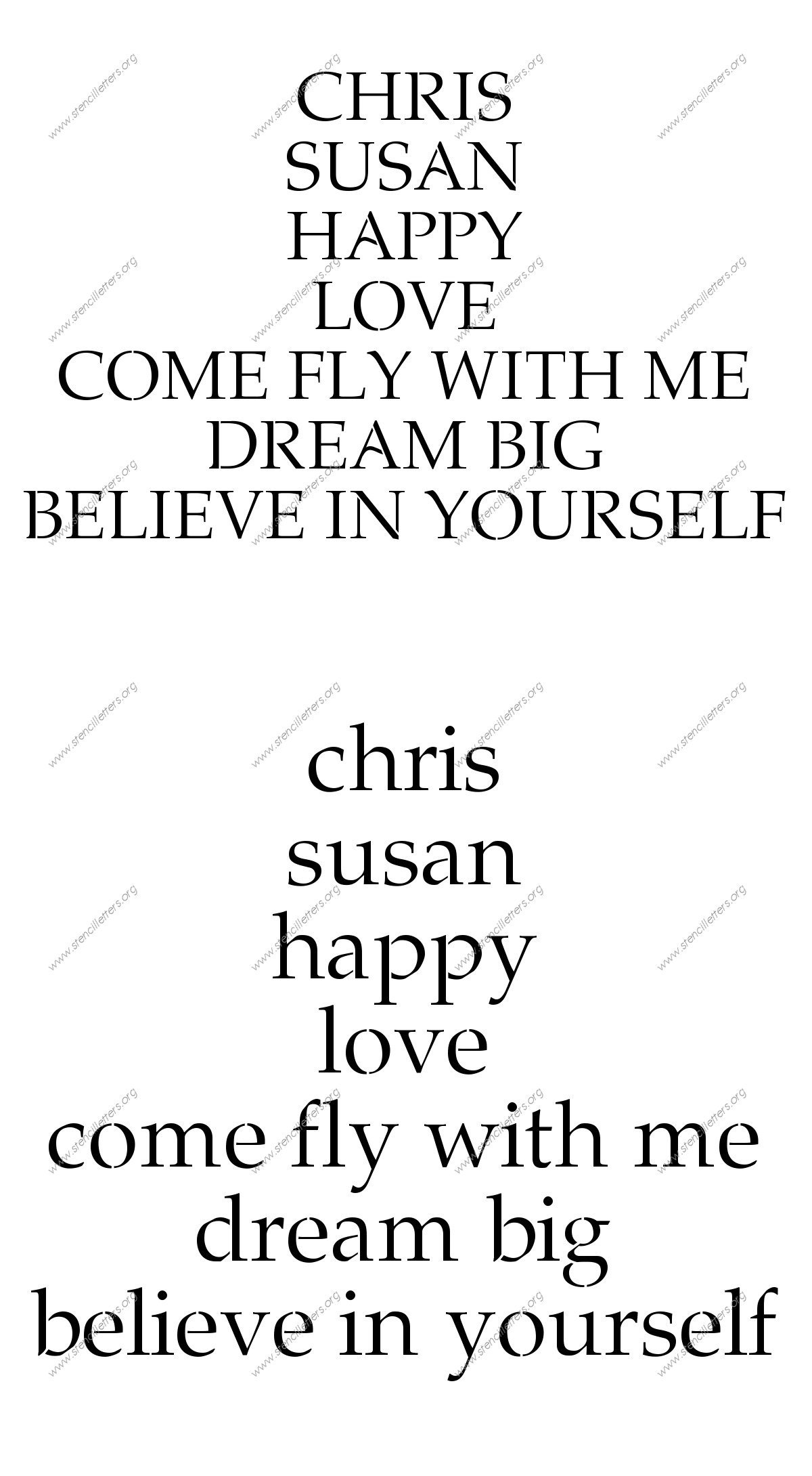 1990s Headline Names, Words, Phrases samples