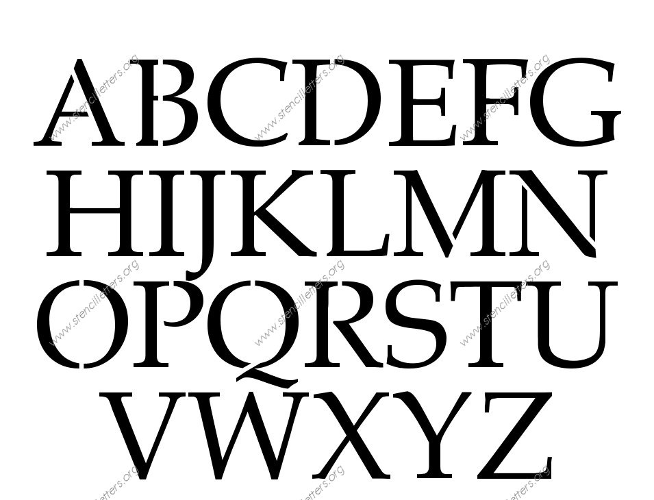 French Headline personalized stencils letter stencils to order