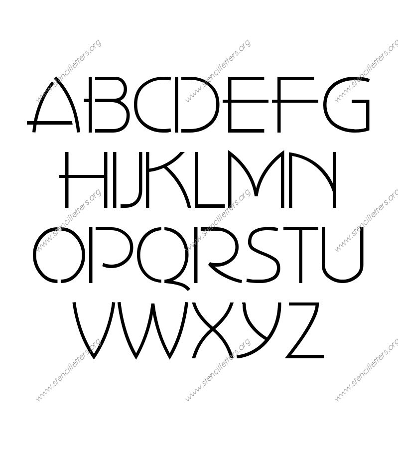 1930s Art Style Custom Made to Order Stencil