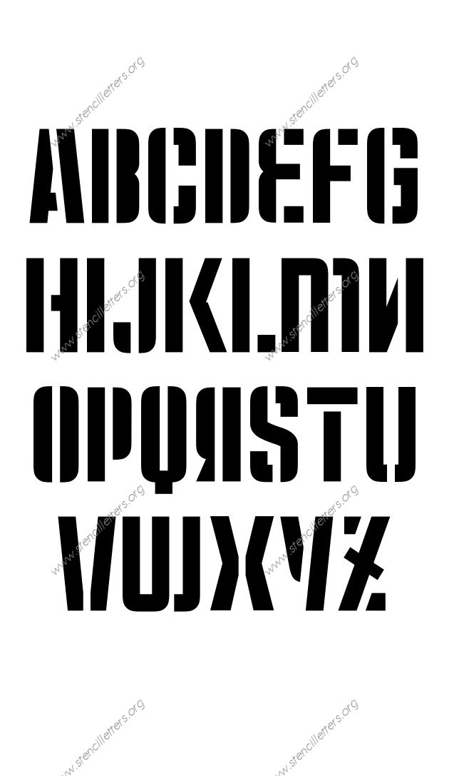 Trendy Modern Custom Made to Order Stencil