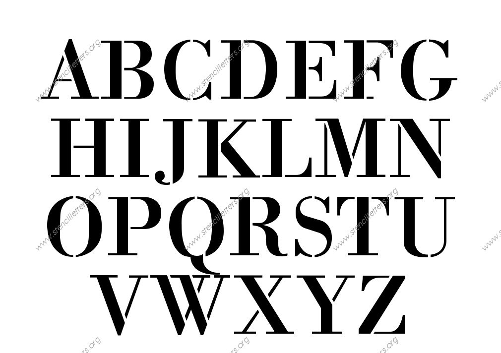 1700s Decorative personalized stencils letter stencils to order