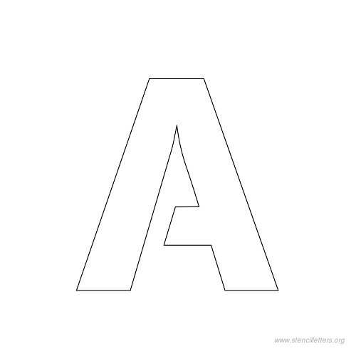 1 inch stencil letter a 1 inch stencil letter a