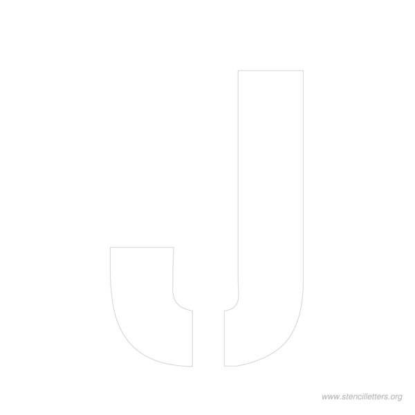 10 inch stencil letter j 10 inch stencil letter j