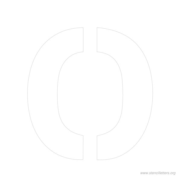 10 inch stencil letter o 10 inch stencil letter o