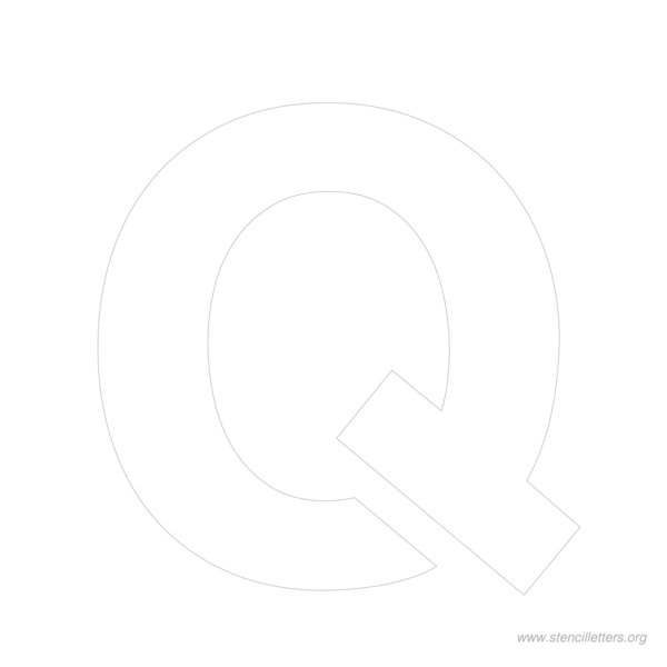 10 inch stencil letter q 10 inch stencil letter q