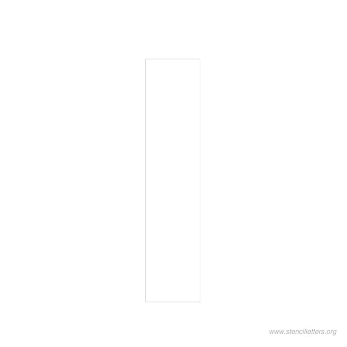 12 inch stencil letter i 12 inch stencil letter i