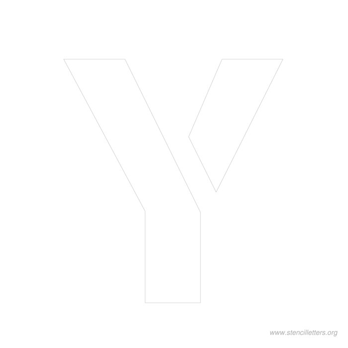 12 inch stencil letter y 12 inch stencil letter y
