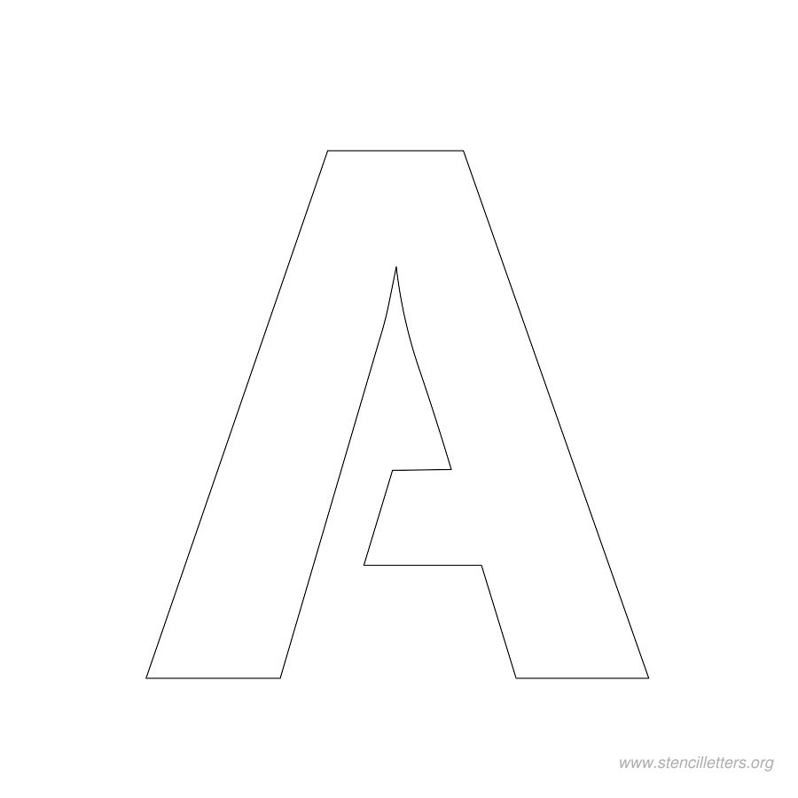 2 inch stencil letter a 2 inch stencil letter a