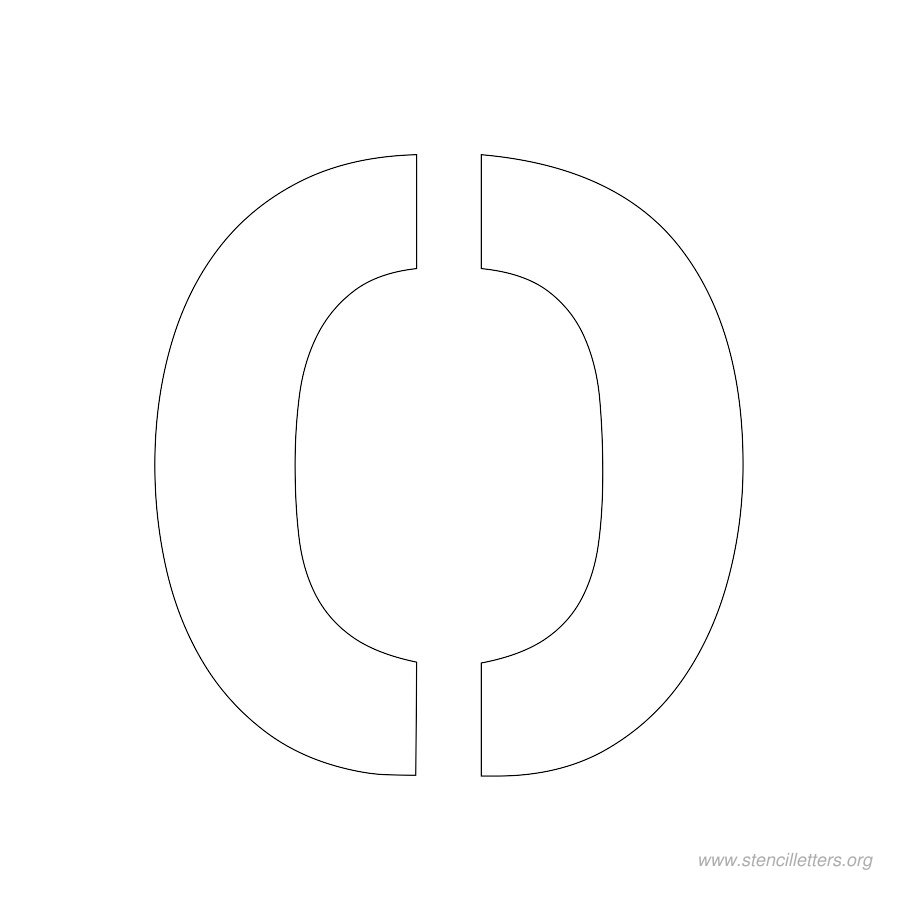 2 inch stencil letter o 2 inch stencil letter o