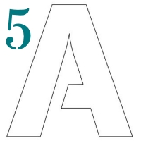 5 inch stencil letters to print
