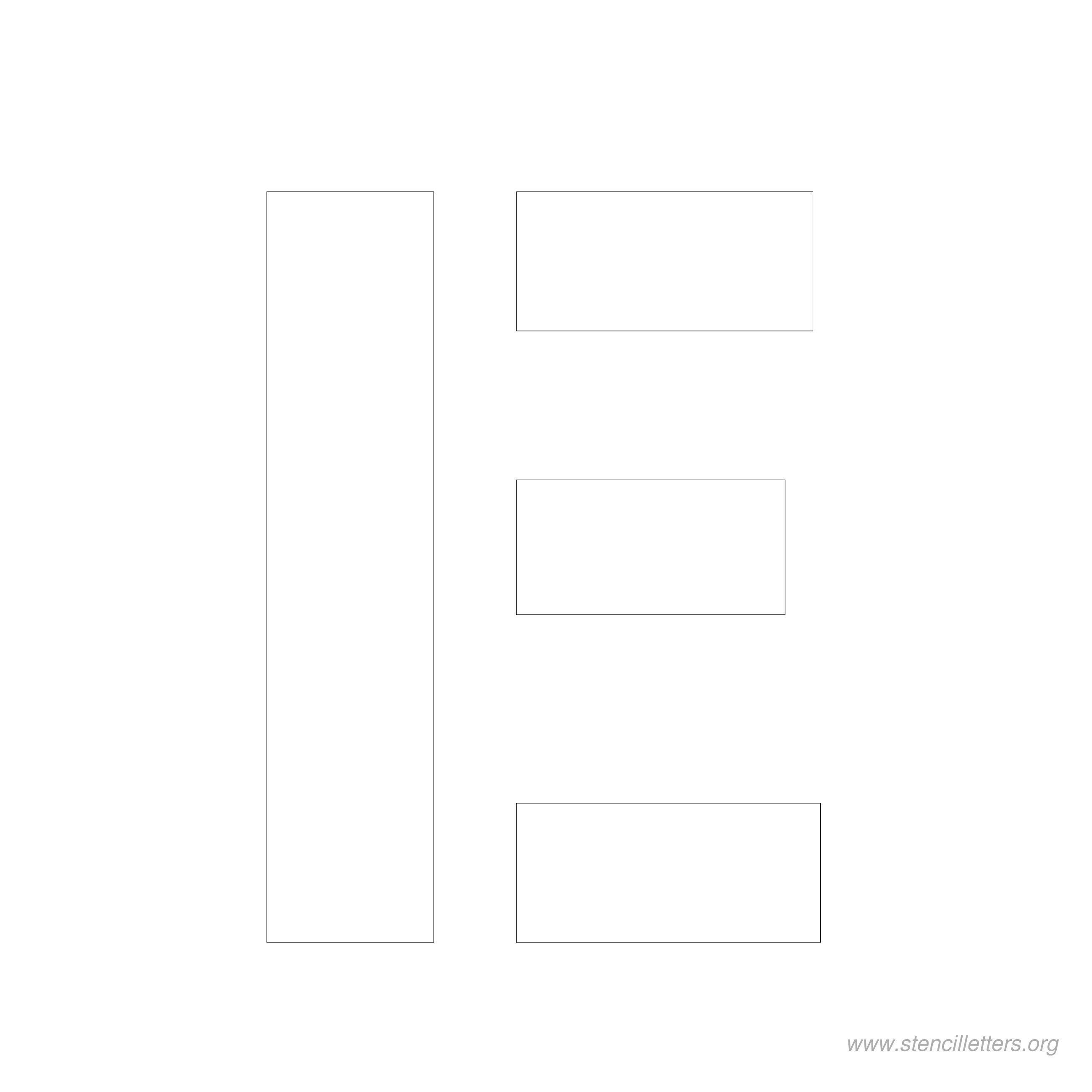 6 inch stencil letter e 6 inch stencil letter e