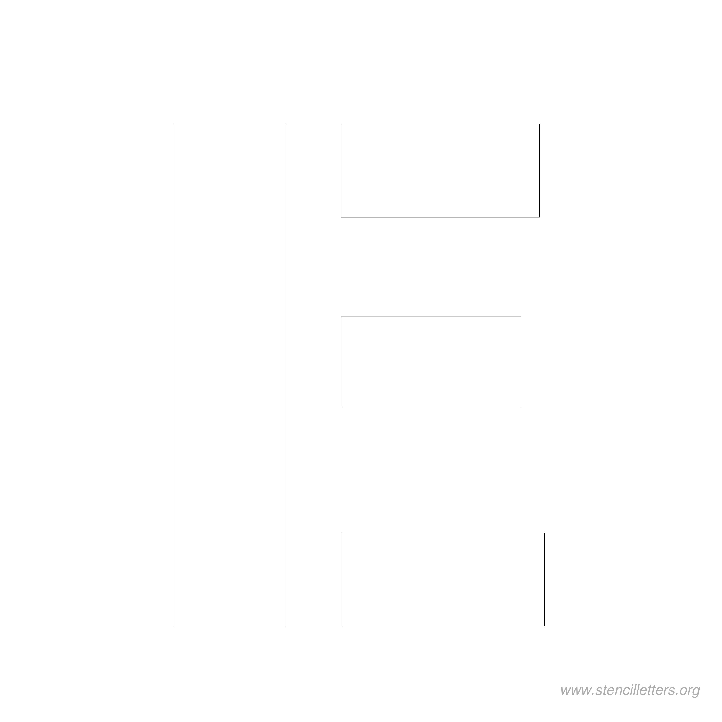 7 inch stencil letter e 7 inch stencil letter e