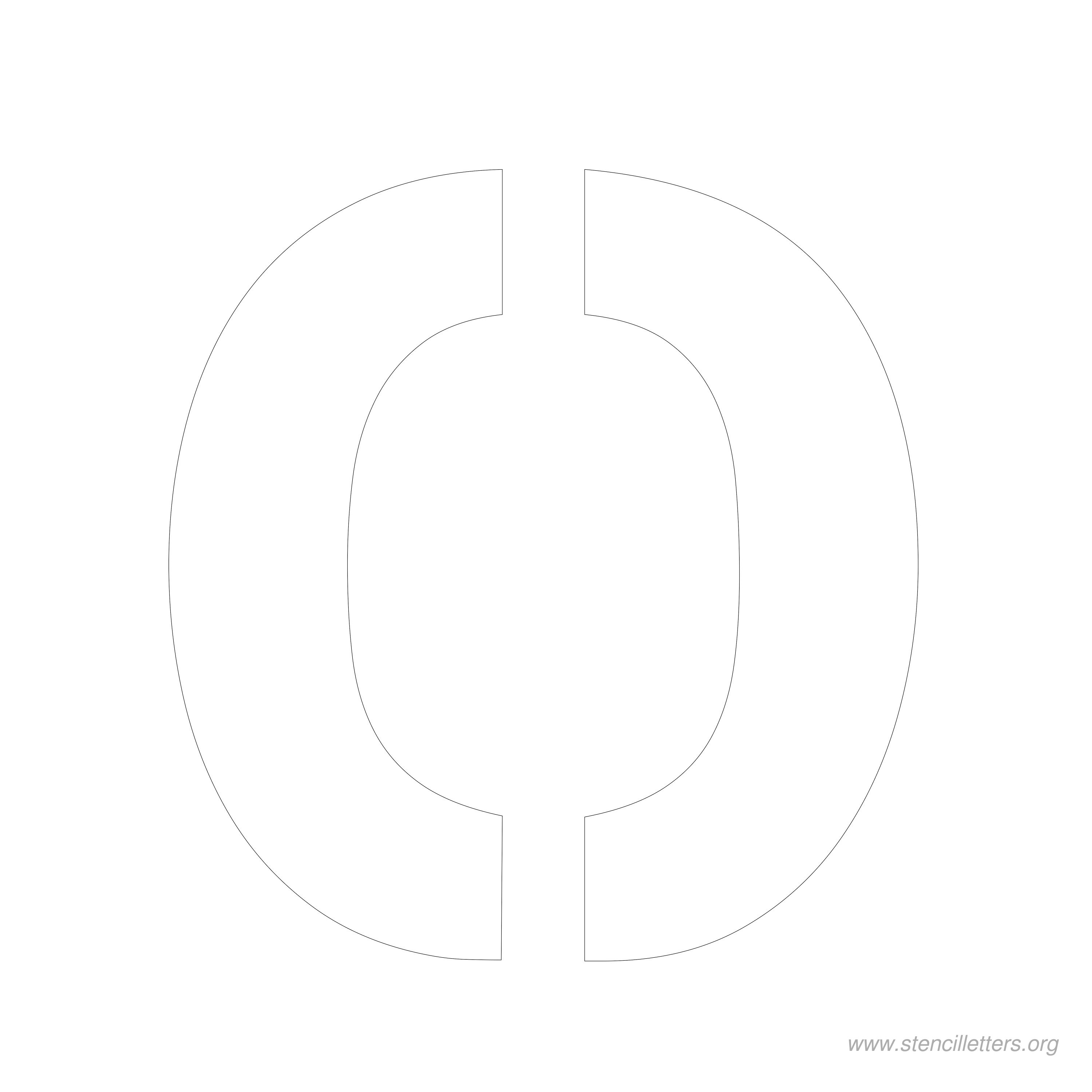 7 inch stencil letter o 7 inch stencil letter o