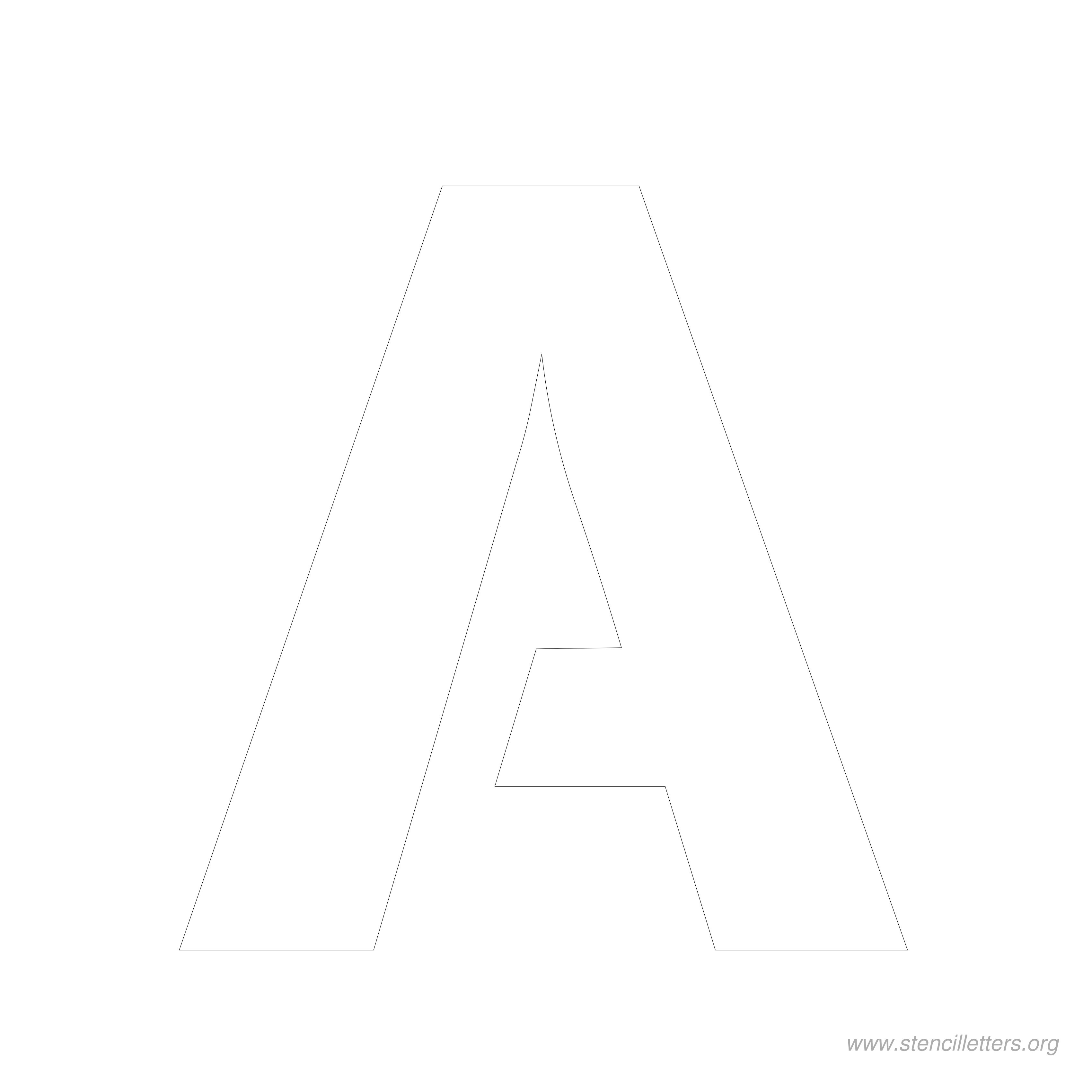 8 inch stencil letter a 8 inch stencil letter a