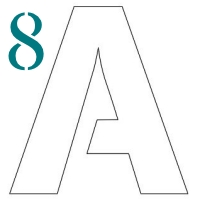 8 inch stencil letters to print