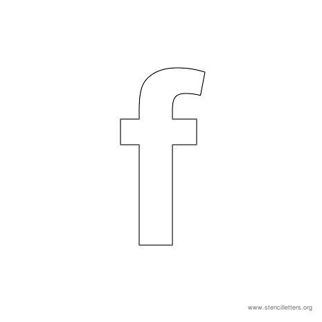 lowercase arial stencil letter f lowercase arial stencil letter f