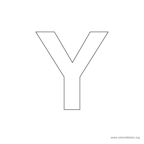 uppercase arial stencil letter y uppercase arial stencil letter y