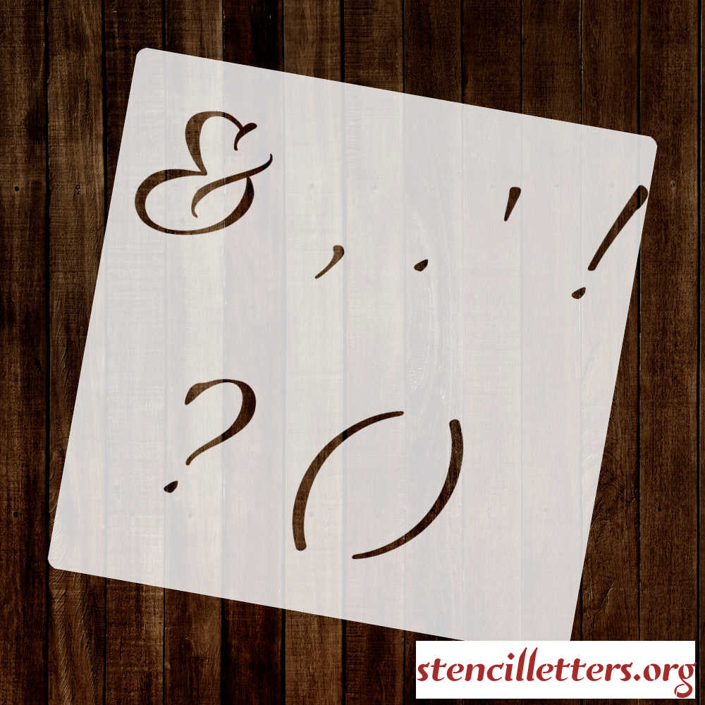 CURSIVE CONNECTED punctuation