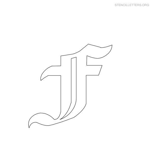 Stencil Letter Gothic F Stencil Letter Gothic F