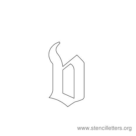 lowercase gothic stencil letter v lowercase gothic stencil letter v