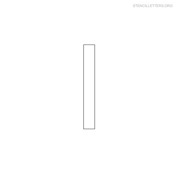 Stencil Letters I