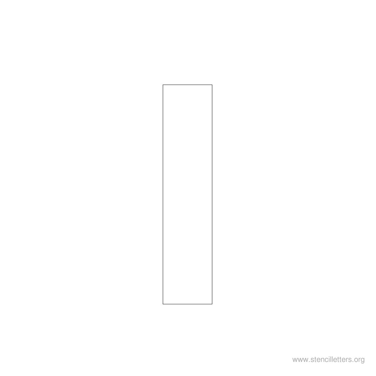 Large Stencil Letters Style #2 I Large Stencil Letters Style #2 I
