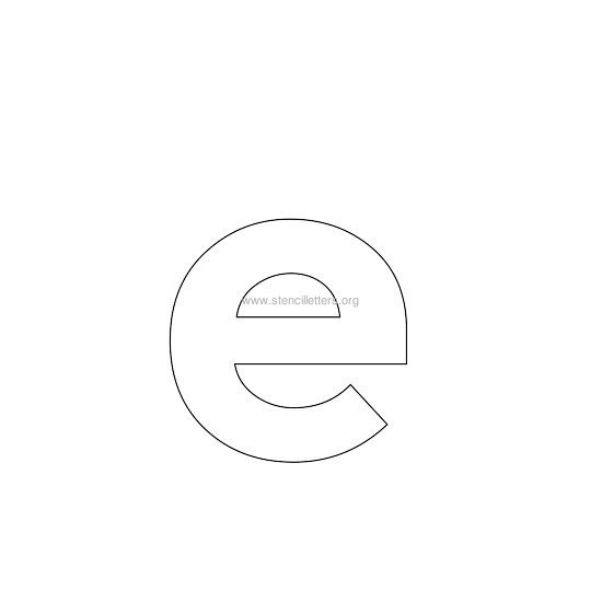 bold stencil letter e bold stencil letter e