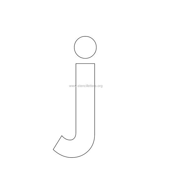 bold stencil letter j bold stencil letter j