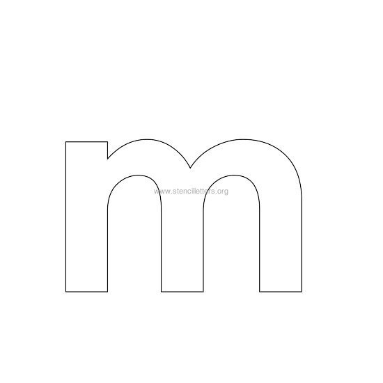 bold stencil letter m bold stencil letter m