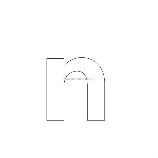 bold stencil letter n bold stencil letter n