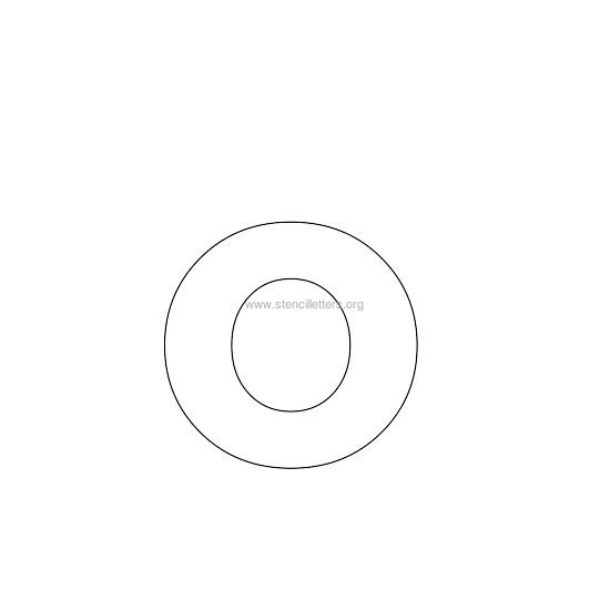 bold stencil letter o bold stencil letter o