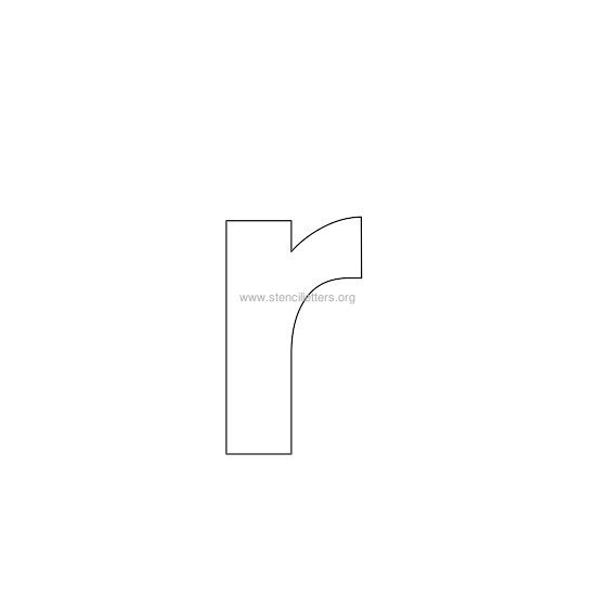 bold stencil letter r bold stencil letter r