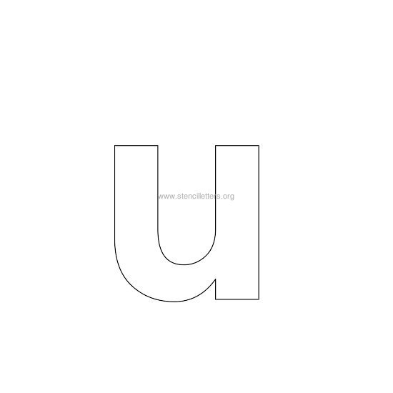 bold stencil letter u bold stencil letter u