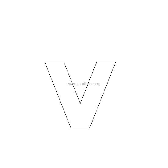 bold stencil letter v bold stencil letter v