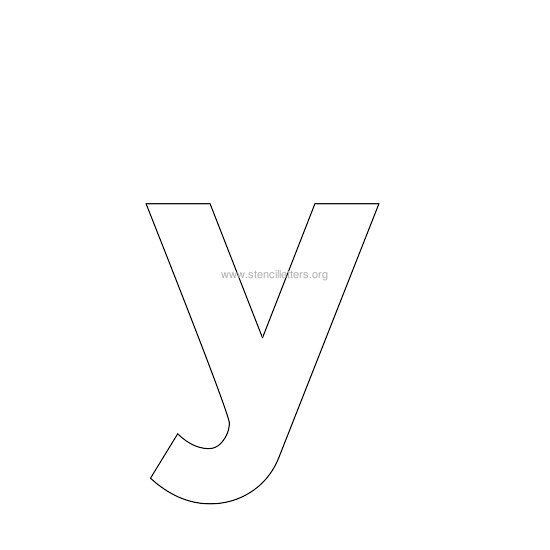 bold stencil letter y bold stencil letter y