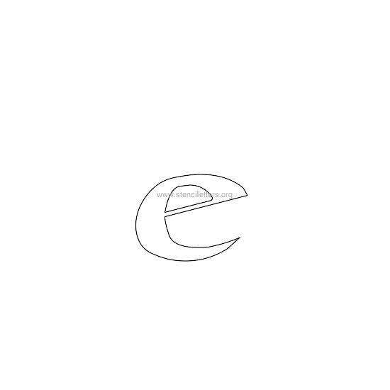 celtic stencil letter e celtic stencil letter e