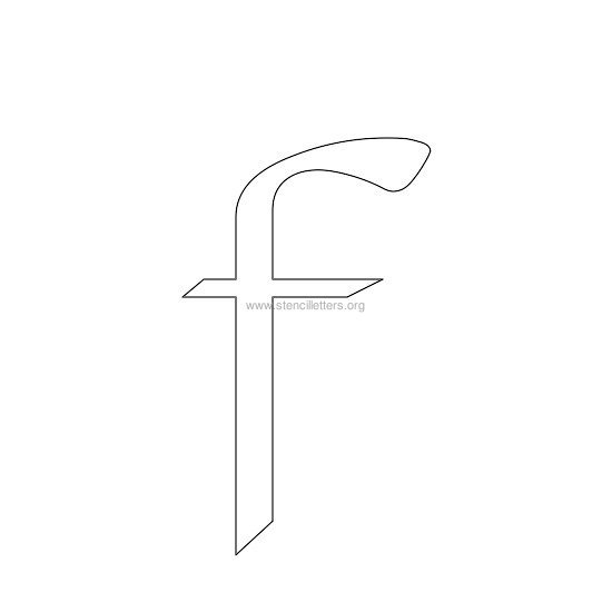 celtic stencil letter f celtic stencil letter f