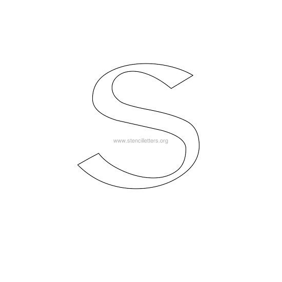 celtic stencil letter s celtic stencil letter s