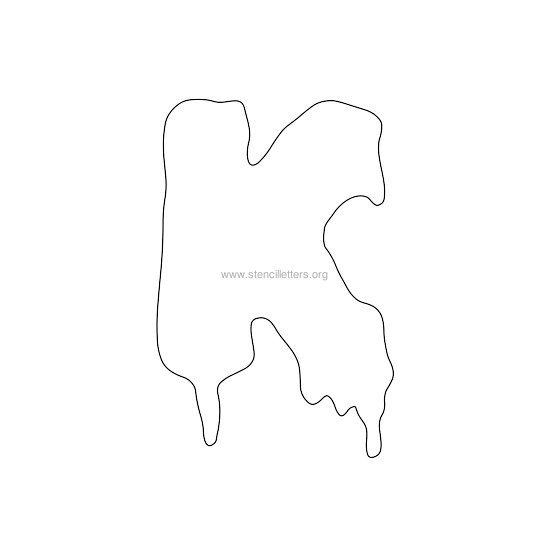 halloween stencil letter