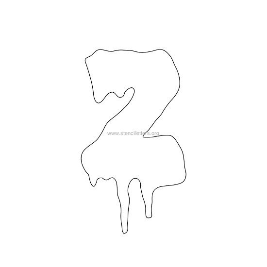 halloween stencil letter z