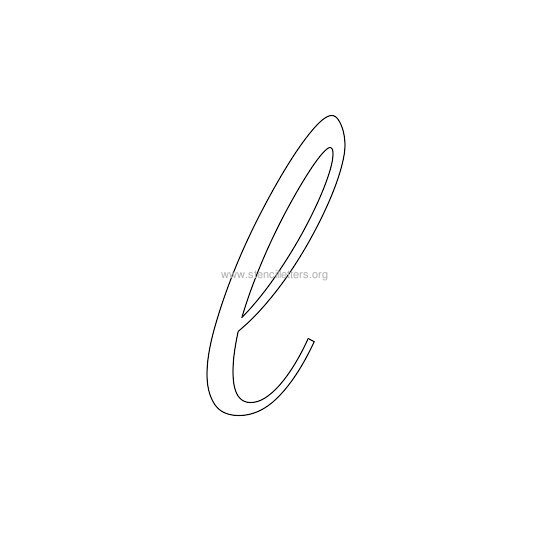 lowercase wedding stencil letter l lowercase wedding stencil letter l