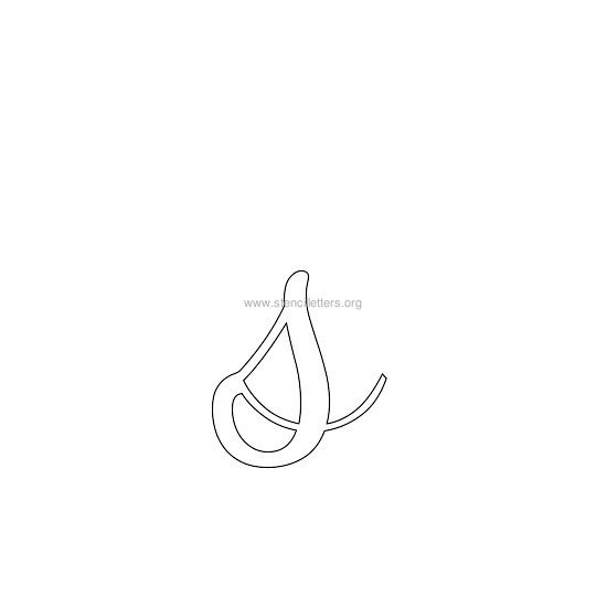 lowercase wedding stencil letter s lowercase wedding stencil letter s