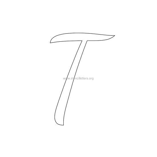 uppercase wedding stencil letter t uppercase wedding stencil letter t