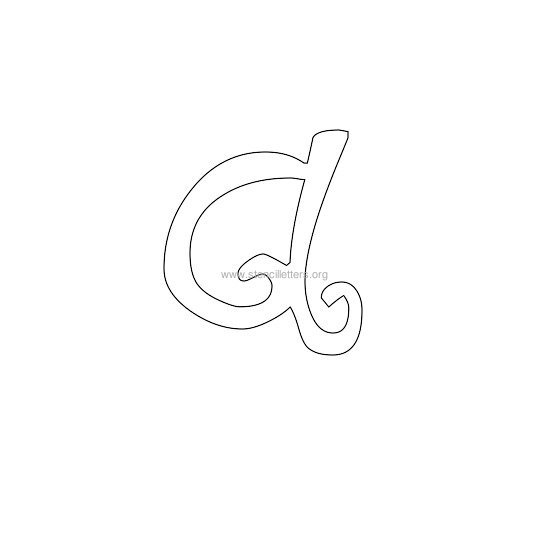 lowercase scrapbooking stencil letter a lowercase scrapbooking stencil letter a