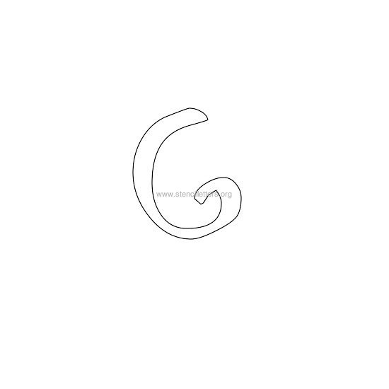 lowercase scrapbooking stencil letter c lowercase scrapbooking stencil letter c