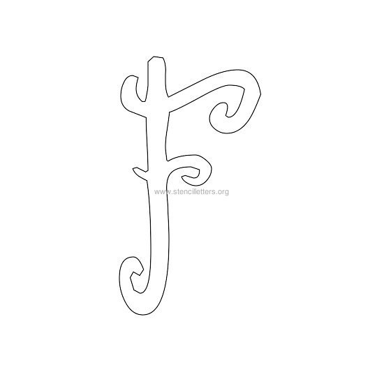 uppercase scrapbooking stencil letter f uppercase scrapbooking stencil letter f
