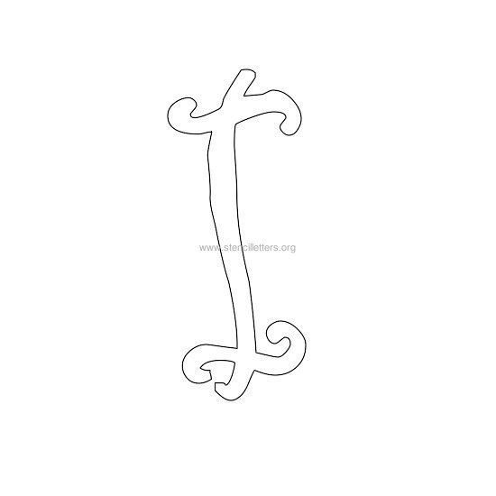 uppercase scrapbooking stencil letter i uppercase scrapbooking stencil letter i