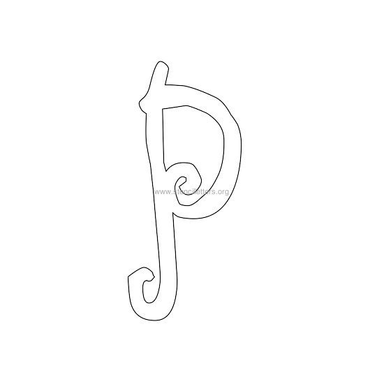 uppercase scrapbooking stencil letter p uppercase scrapbooking stencil letter p