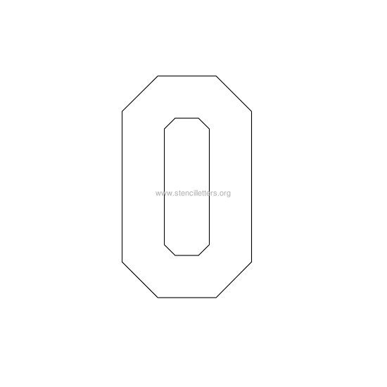 varsity stencil letter o varsity stencil letter o